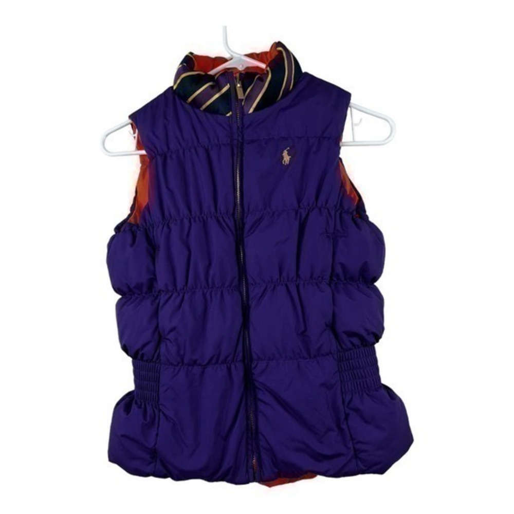 Ralph Lauren Kids Vest Purple Yellow Sleeveless